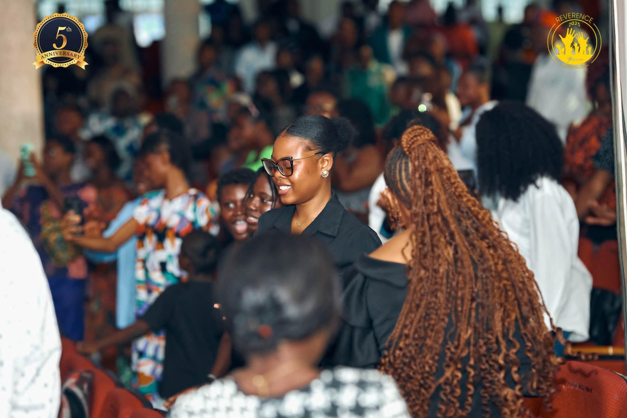 Congregation gathered for Reverence